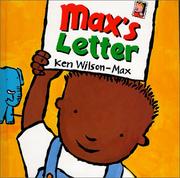 Cover of: Max's letter by Ken Wilson-Max
