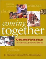Cover of: Coming together: celebrations for African American families