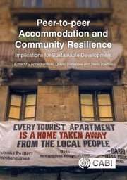 Peer-To-peer Accommodation and Community Resilience cover