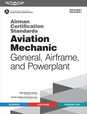 Cover of: Airman Certification Standards: Aviation Mechanic General, Airframe, and Powerplant