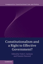 Cover of: Constitutionalism and a Right to Effective Government?