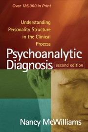 Cover of: Psychoanalytic Diagnosis, Second Edition by Nancy McWilliams