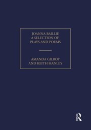 Cover of: Joanna Baillie: A Selection of Poems and Plays