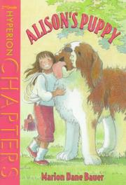 Cover of: Alison's Puppy (Hyperion Chapters)