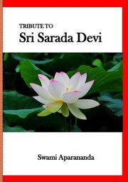 Cover of: Tribute to Sri Sarada Devi: Her Life and Reminiscences