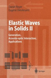 Cover of: Elastic Waves in Solids II