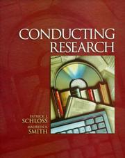 Cover of: Conducting research by Patrick J. Schloss