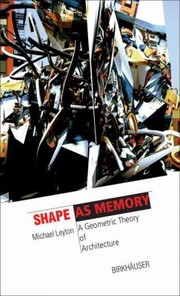 Cover of: Shape As Memory by Michael Leyton