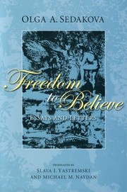 Cover of: Freedom to Believe: Essays and Letters