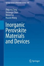 Cover of: Inorganic Perovskite Materials and Devices