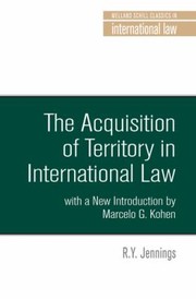 Cover of: Acquisition of Territory with New Introduction