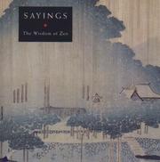 Cover of: Sayings: The Wisdom of Zen (Box of Zen,)