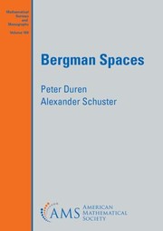 Cover of: Bergman Spaces