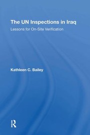 Cover of: un Inspections in Iraq by Kathleen C. Bailey