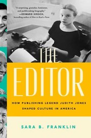 Cover of: Editor: How Judith Jones Shaped Food and Culture in America