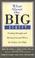 Cover of: What About the Big Stuff?