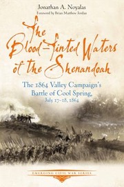 Cover of: Blood-Tinted Waters of the Shenandoah by Jonathan A. Noyalas