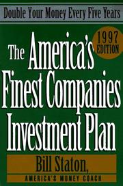 The America's finest companies investment plan by Bill Staton