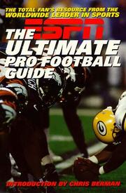 Cover of: ESPN: the ultimate pro football guide