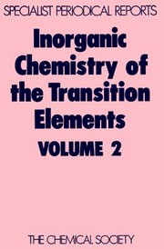 Cover of: Inorganic Chemistry of the Transition Elements 2 by B. F. G. Johnson, B. F. G. Johnson