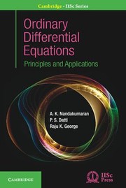 Cover of: Ordinary Differential Equations: Principles and Applications