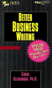 Cover of: Better Business Writing