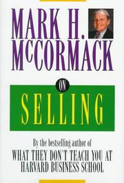 Cover of: On selling by Mark H. McCormack