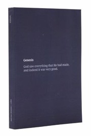 Cover of: NKJV Scripture Journal - Genesis: Holy Bible, New King James Version