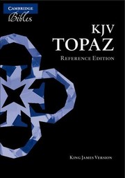 Cover of: KJV Topaz Reference Edition, Black Goatskin Leather, KJ876: XRL