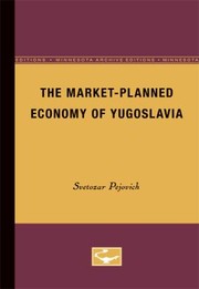 Cover of: Market-Planned Economy of Yugoslavia