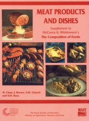 Cover of: Meat Products and Dishes by Weng Chan, John M. Brown, Susan Church, David Buss