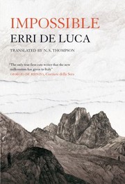 Cover of: Impossible by Erri De Luca, N. S. Thompson