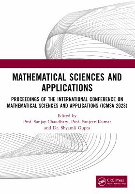 cover of Mathematical Sciences and Applications