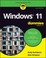 Cover of: Windows 11 for Dummies, 2nd Edition