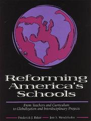 Cover of: Reforming America