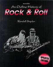 Cover of: An Outline History of Rock and Roll by Randall Snyder