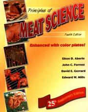 Cover of: Principles of Meat Science