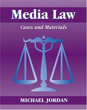 Cover of: Media Law: Cases and Material