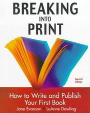 Cover of: Breaking into Print by Jane Evanson, LuAnne Dowling