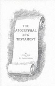 Cover of: The Apocryphal New Testament