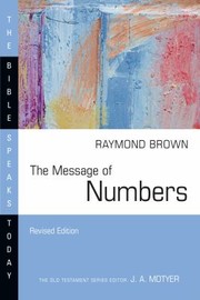 Cover of: Message of Numbers by Raymond Brown, Raymond Brown