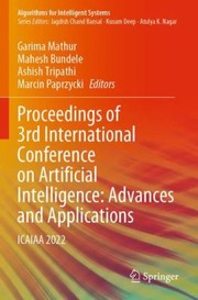 Proceedings of 3rd International Conference on Artificial Intelligence : Advances and Applications cover