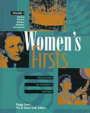 Cover of: Women's firsts: milestones in women's history