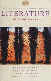 Cover of: The Norton introduction to literature by [edited by] Jerome Beaty ... [et al.].