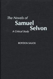 Cover of: Novels of Samuel Selvon by Roydon Salick