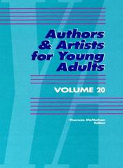 Cover of: Authors and Artists for Young Adults Volume 20