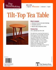 Cover of: Fine Woodworking's Tilt-Top Tea Table Plan