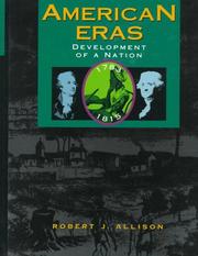 Cover of: American Eras: Development of a Nation 1783-1815 (American Eras)