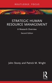 Cover of: Strategic Human Resource Management: A Research Overview