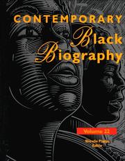 Cover of: Contemporary Black Biography by Shirelle Phelps